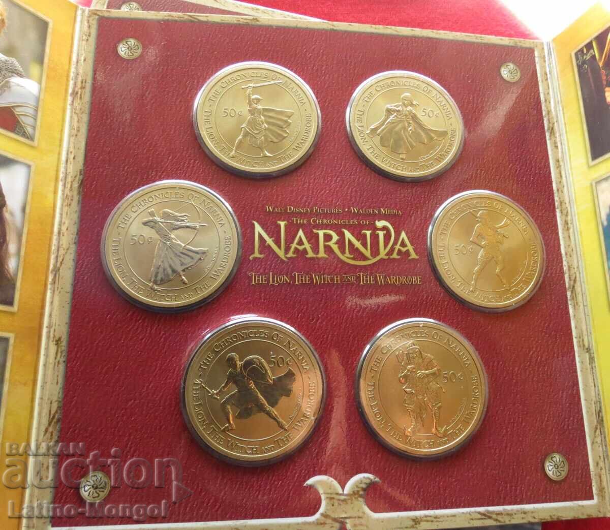 Нова Зеландия 6 х 50 цента 2006 Хрониките на Нарния with price € 77.00 | 150.60 BGN