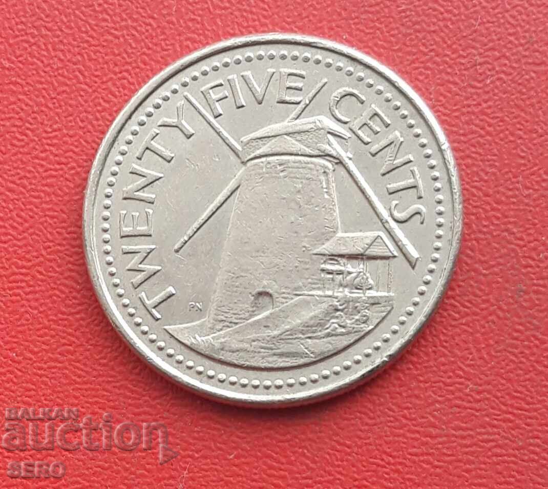 Barbados - 25 Cents 1996 with price 0.90 BGN | € 0.46 Barbados - 25 Cents 1996 with price 0.90 BGN | € 0.46