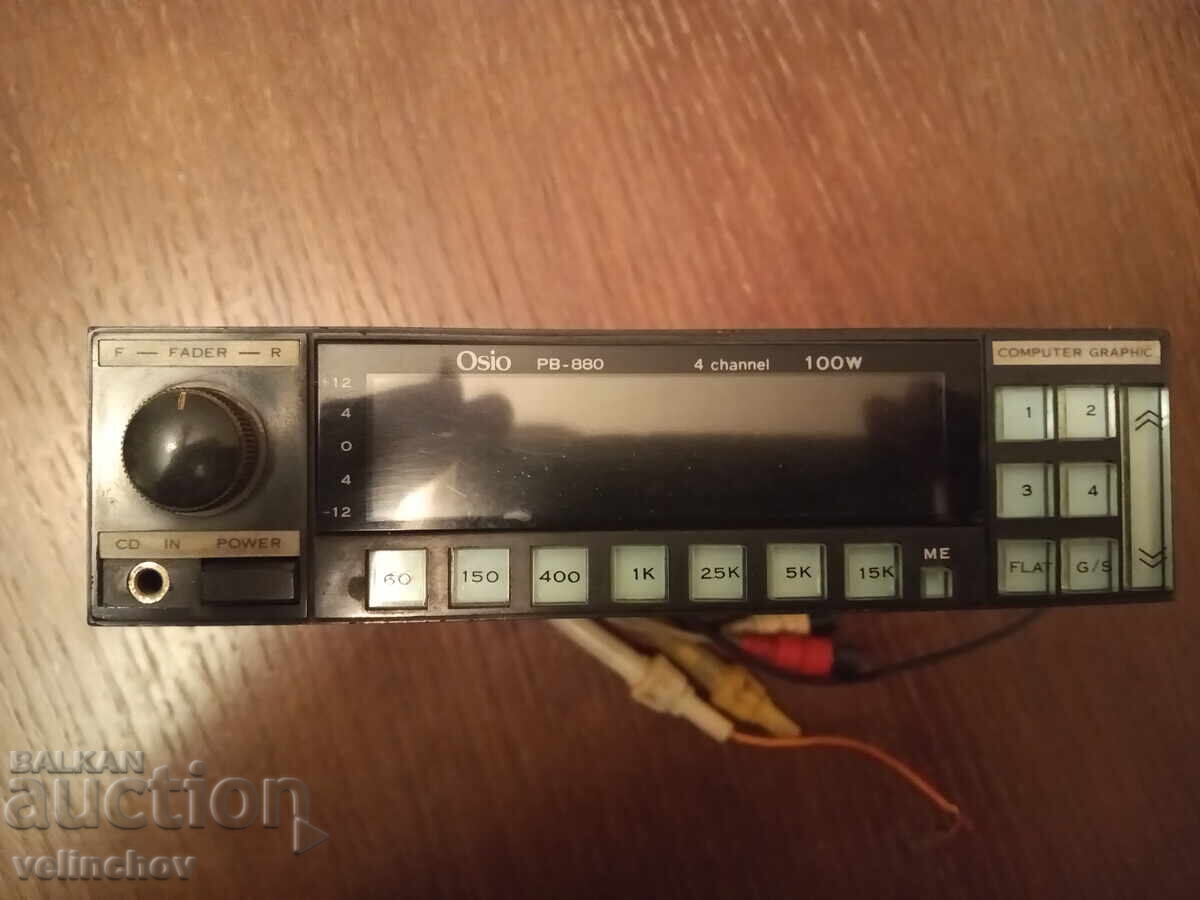 Ενισχυτής με ισοσταθμιστή αυτοκινήτου OSIO PB-880