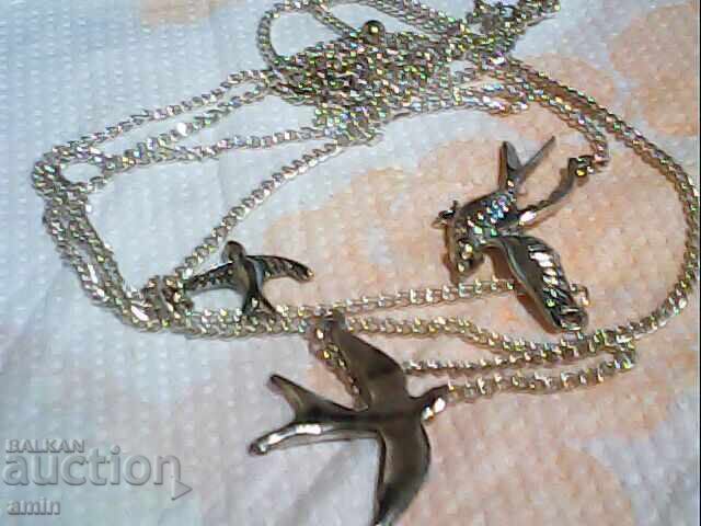 Colier frumos SES 3 talismane galbene - 5