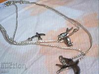 Colier frumos SES 3 talismane galbene