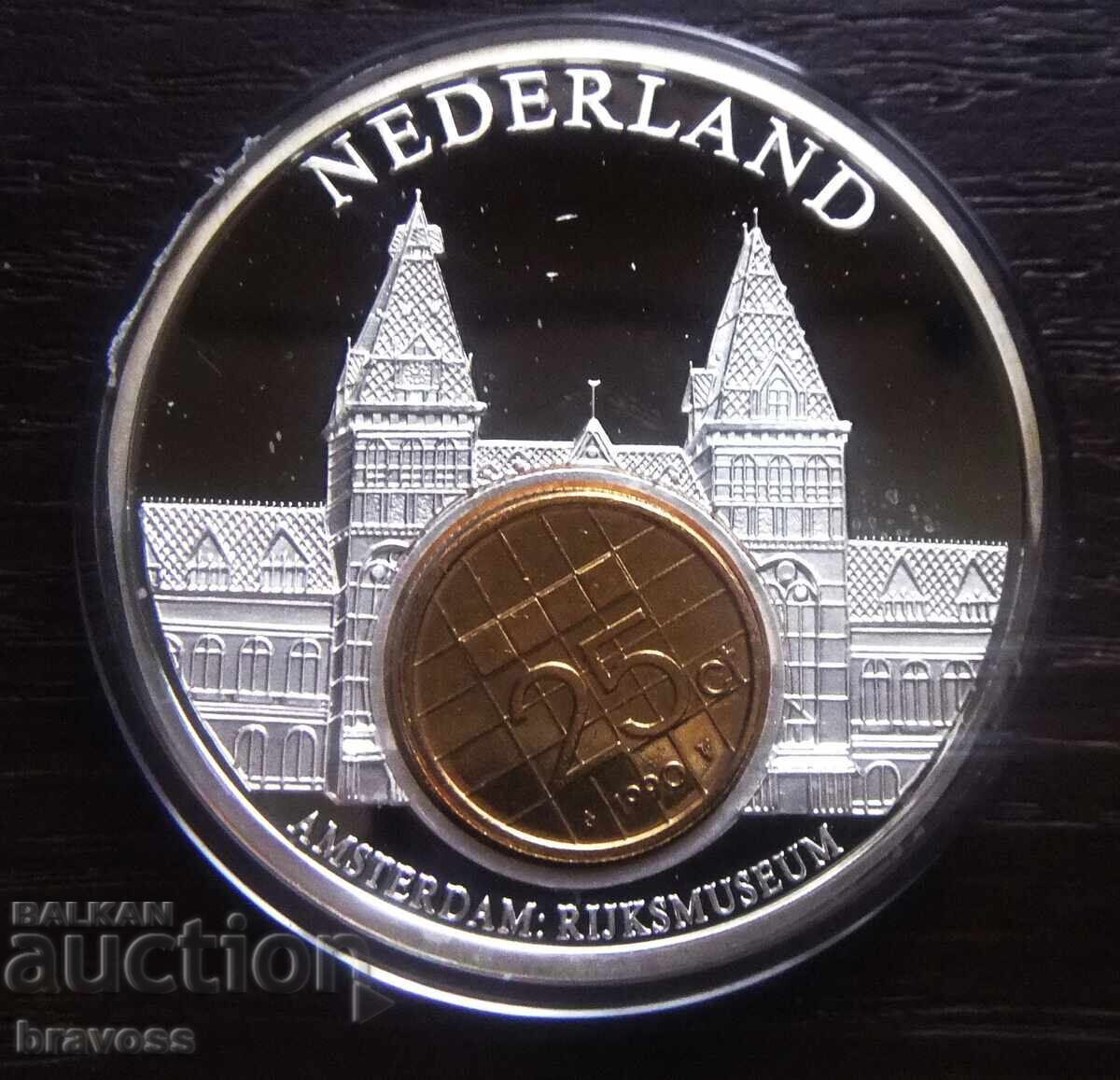 Medalie Euro - Olanda - proof - 2002 Medalie Euro - Olanda - proof - 2002