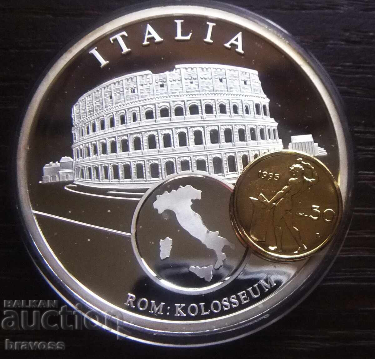 Euro medal - Italy - proof - 2002 with price 19.99 BGN | € 10.22 Euro medal - Italy - proof - 2002 with price 19.99 BGN | € 10.22