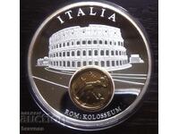 Ευρώ μετάλλιο - Ιταλία - proof - 2002