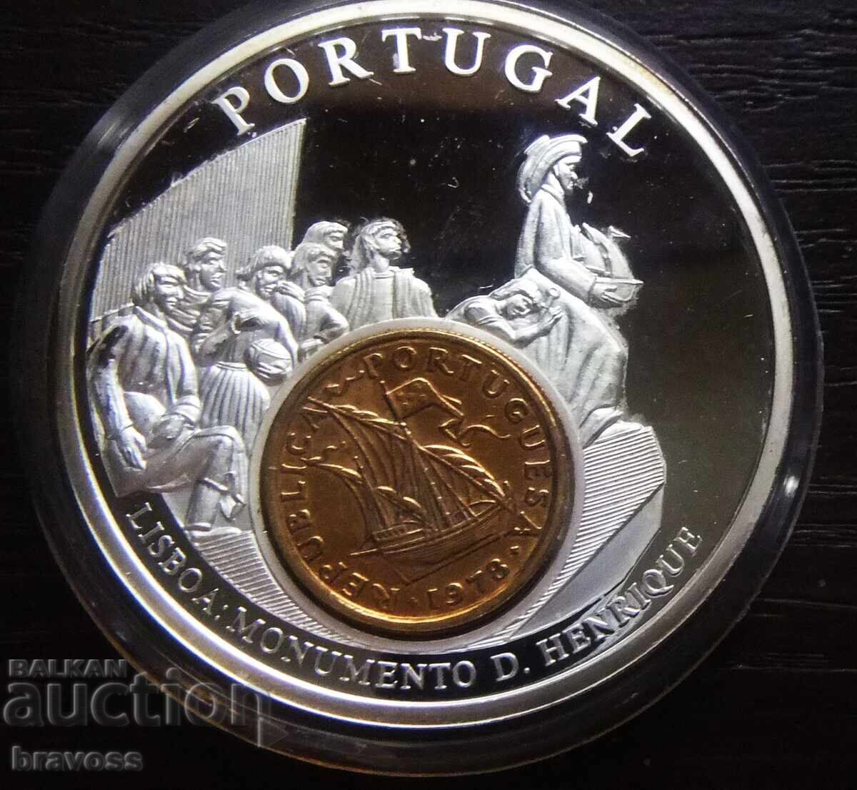 Ευρώ μετάλλιο - Πορτογαλία - proof - 2002