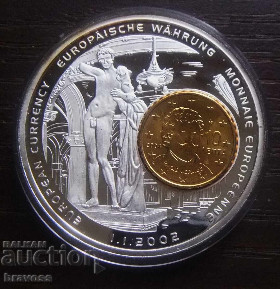 Liberia - 1 Dollar - Proof - 2002 - Greece Liberia - 1 Dollar - Proof - 2002 - Greece