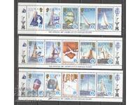 Insulele Solomon 1987 - veliere, serie completă de 50 de mărci