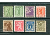 Germania 1945 - Michel №1A/7A,1B, serie completă, curate