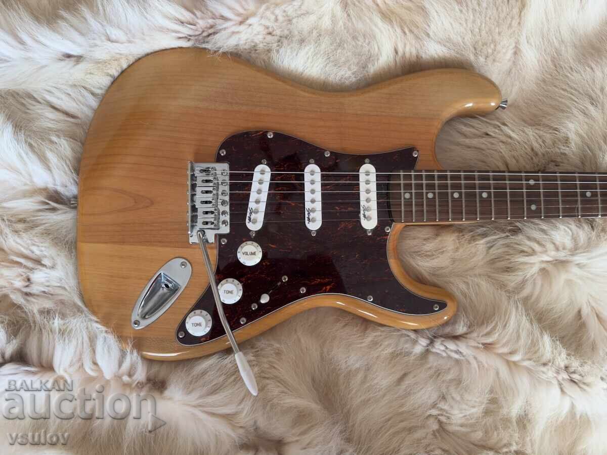 Ηλεκτρική κιθάρα Stagg, τύπου Fender Stratocaster με τιμή 199.98 BGN | € 102.25