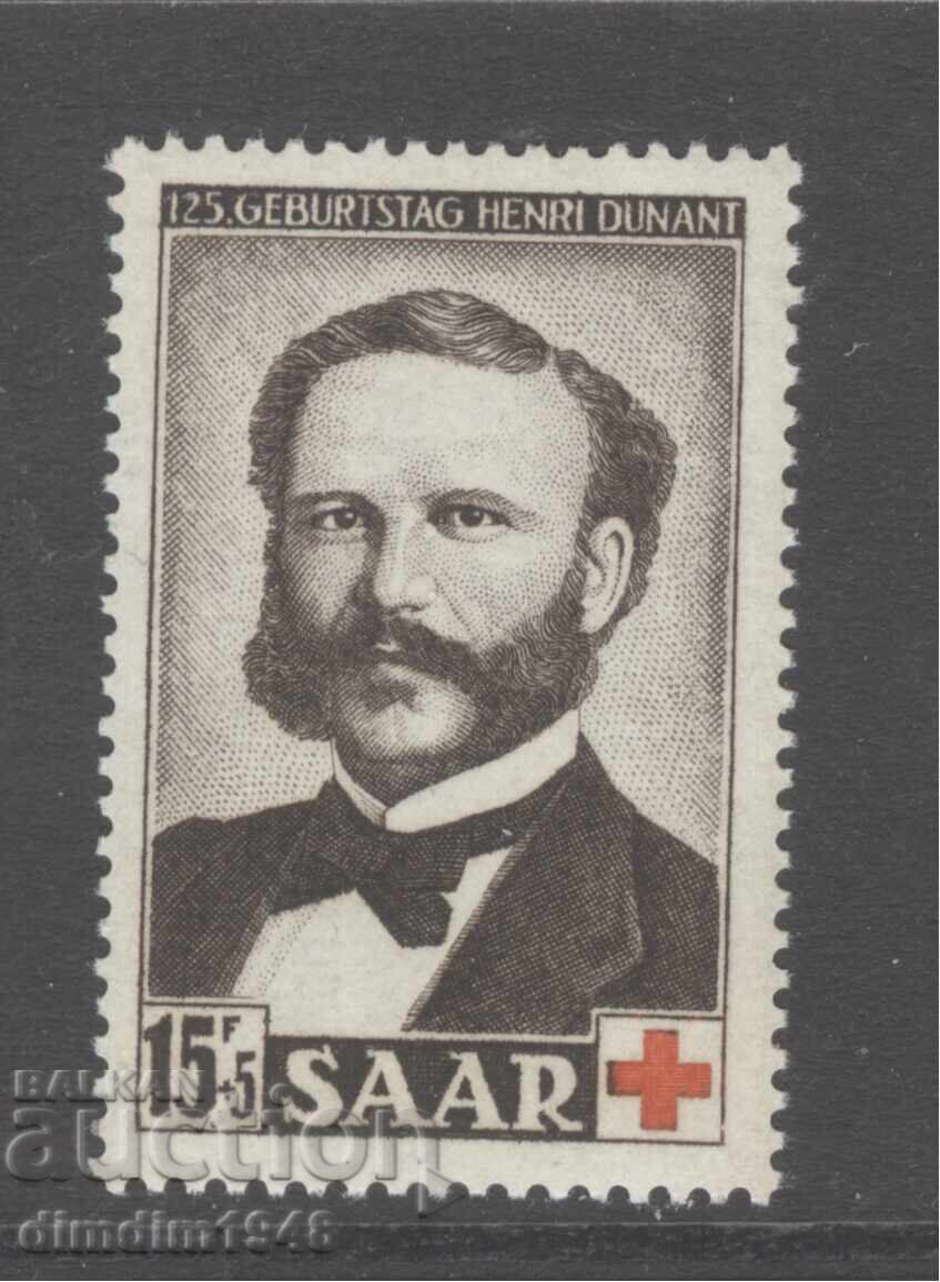 Saar 1953 - Michel No. 343, mint, with original gum, without hinge