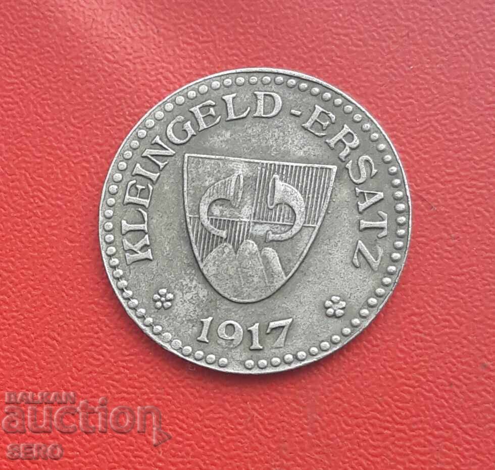 Germany-Baden-Württemberg-Triberg-10 Pfennig 1917 with price 6.01 BGN | € 3.07