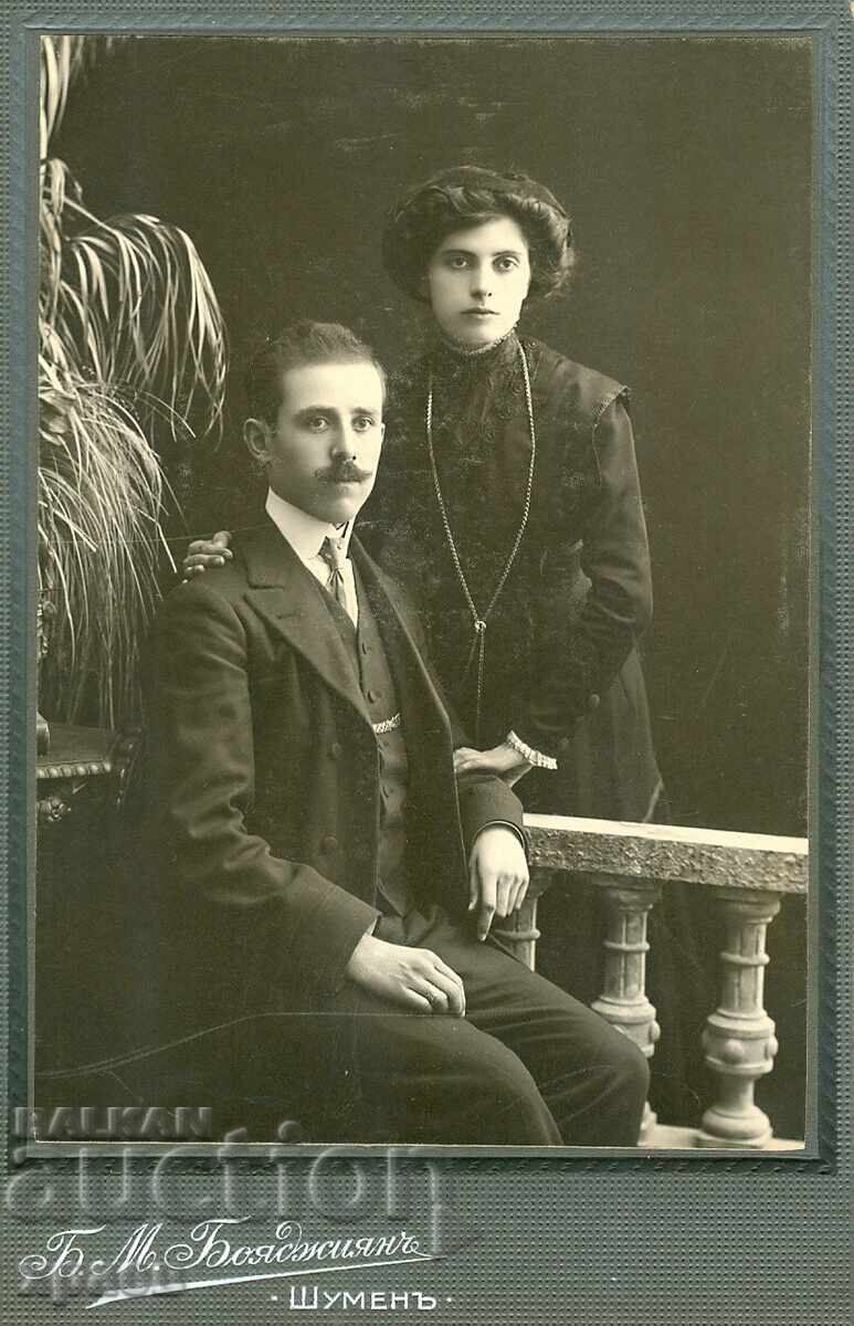 FOTOGRAFIE VECHE - CARTON - B.BOIADJIAN - SHUMEN - 2195