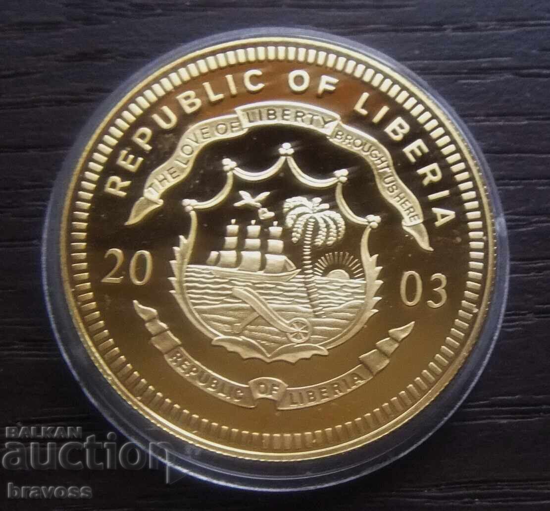 Liberia - 5 dolari - 2003 cu preț 6.99 BGN | € 3.57 Liberia - 5 dolari - 2003 cu preț 6.99 BGN | € 3.57