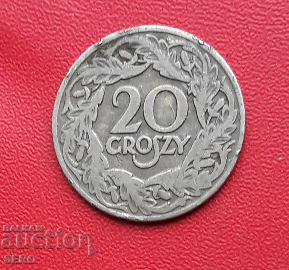 Poland-20 groszy 1923