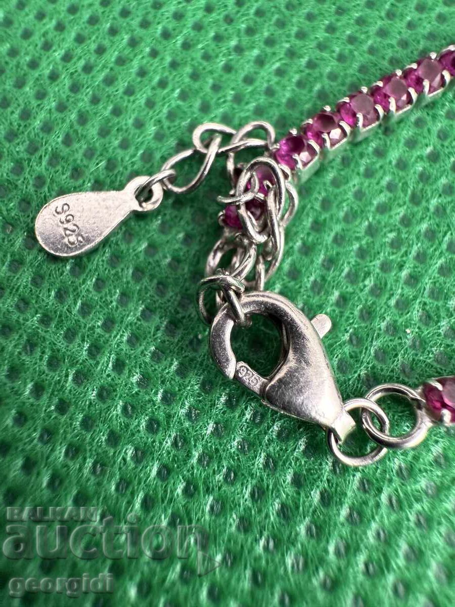 Delivery of Silver bracelet with RUBIES. №7634 Delivery of Silver bracelet with RUBIES. №7634