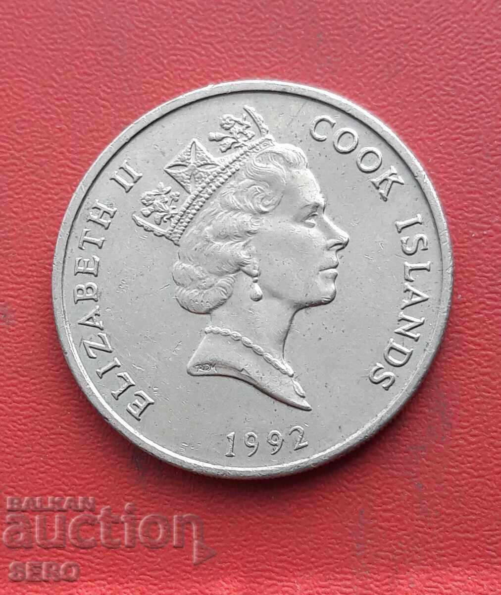 Остров Кук-20 цента 1992 с цена 4.01 лв. | € 2.05 Остров Кук-20 цента 1992 с цена 4.01 лв. | € 2.05