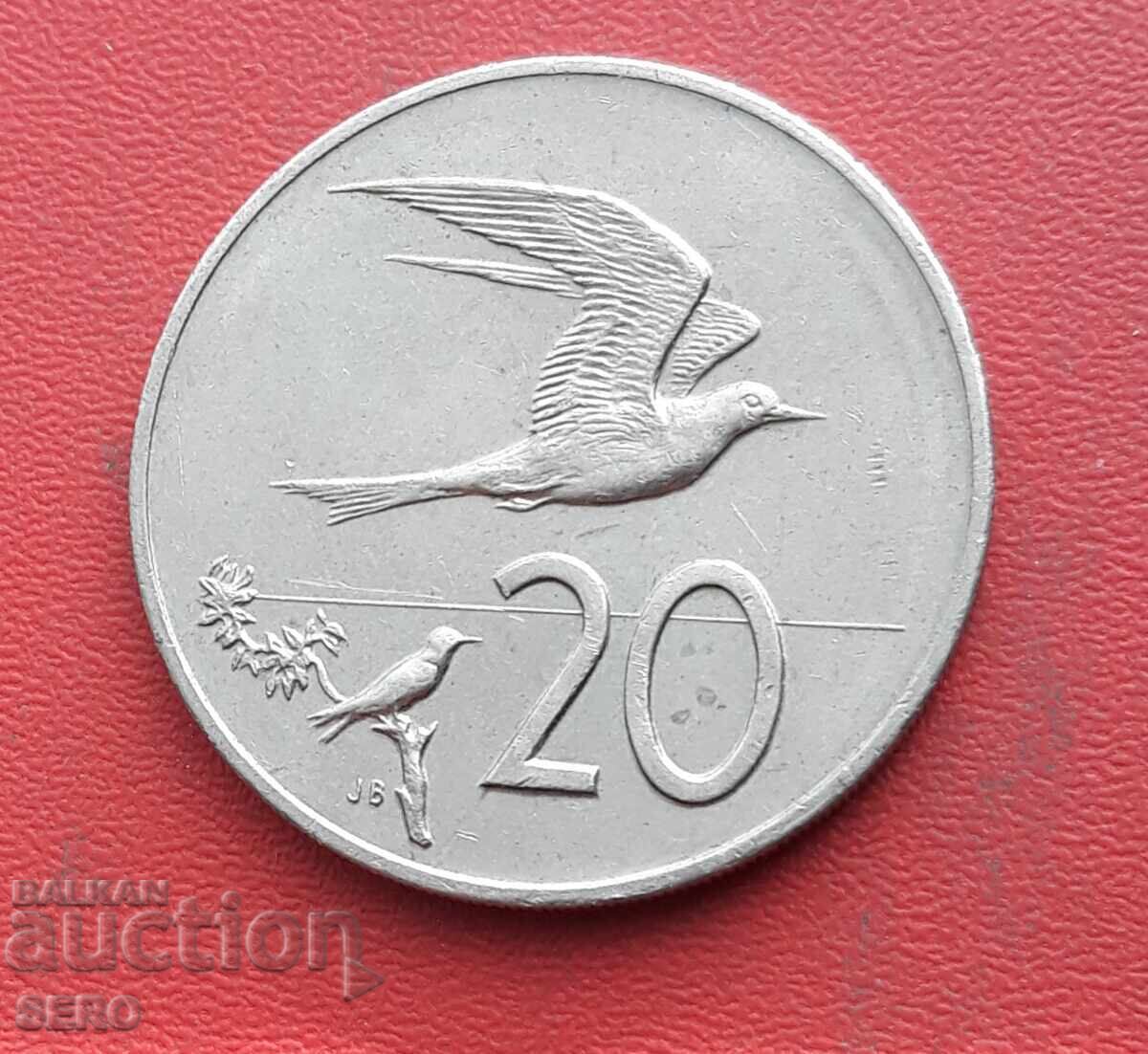 Остров Кук-20 цента 1992 Остров Кук-20 цента 1992