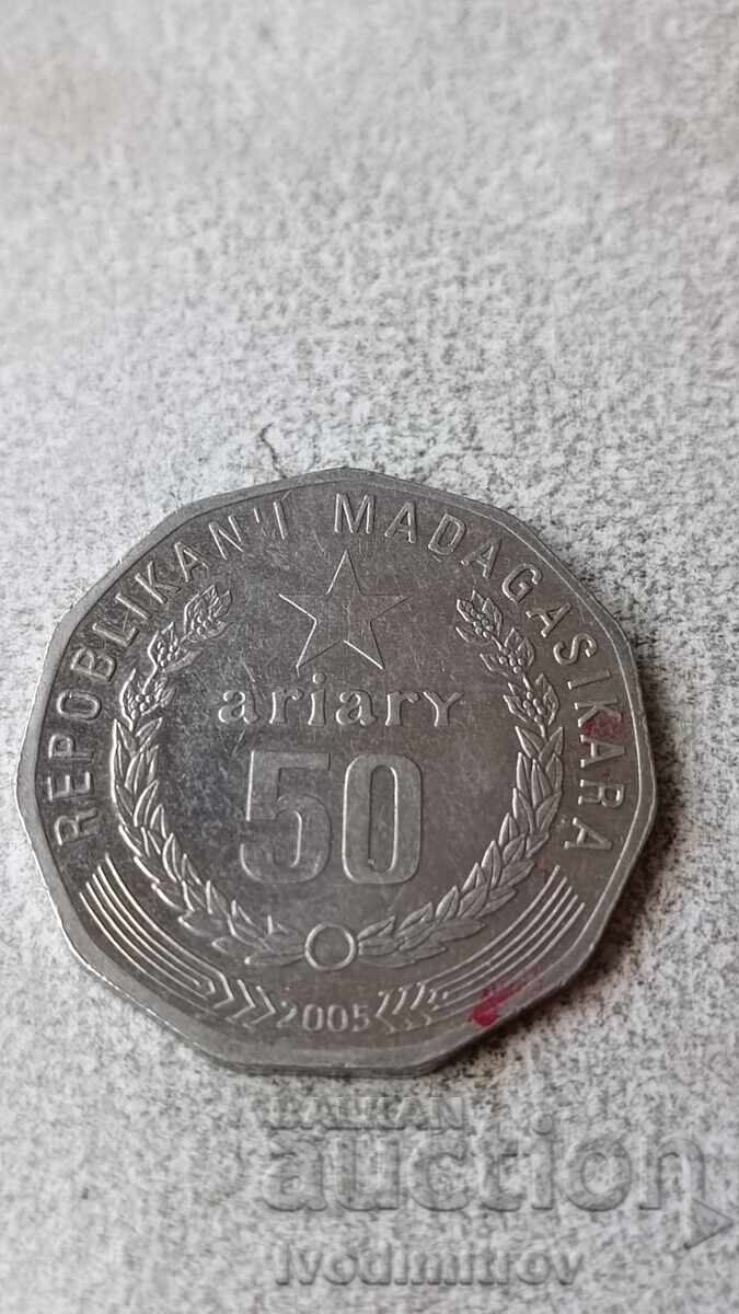 Madagascar 50 Ariary 2005 Madagascar 50 Ariary 2005