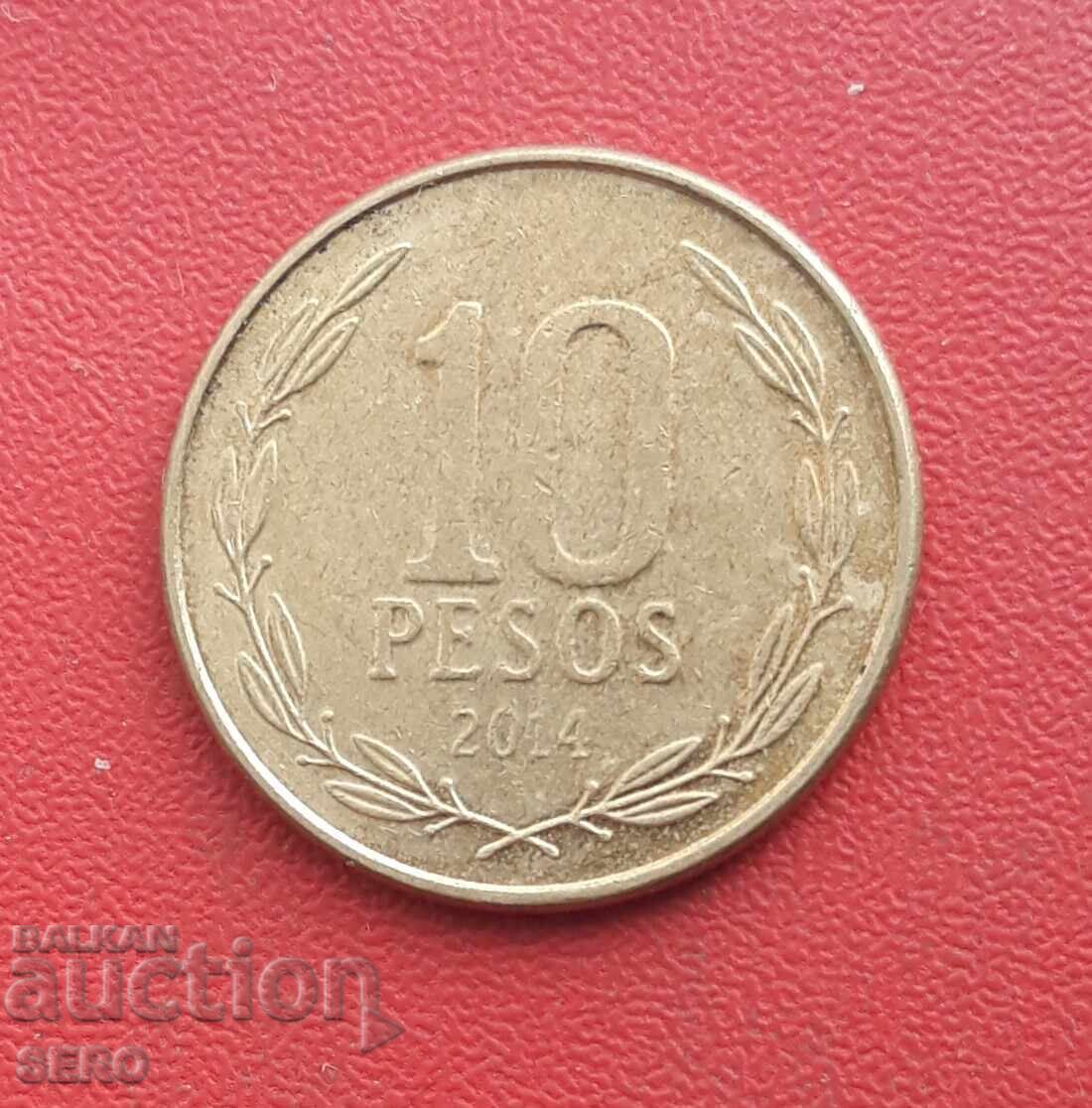 Χιλή - 10 πέσος 2014 Χιλή - 10 πέσος 2014