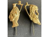 42198 Bulgaria 2 coins with kan and rhyton from Panagyurishte Treasure