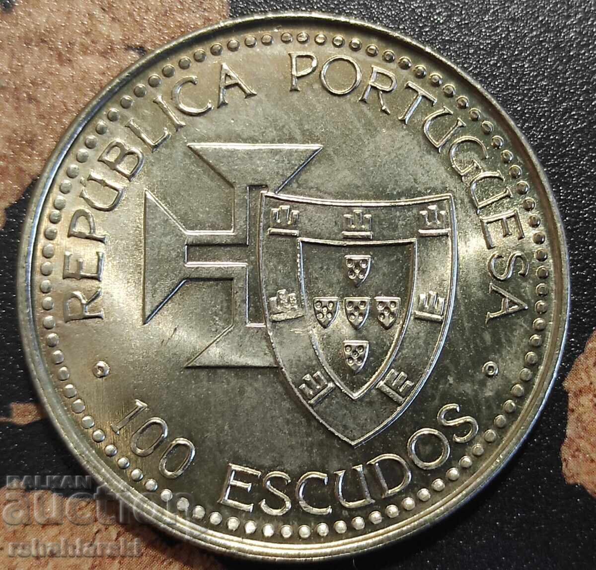 Portugal (Madeira) 100 Escudos Coin, 1989 Portugal (Madeira) 100 Escudos Coin, 1989