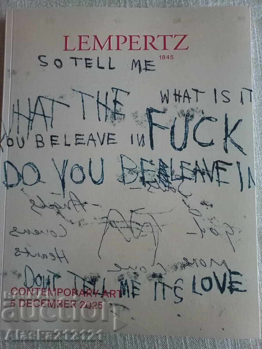 Lempertz Auction Catalog of Contemporary Art and Paintings