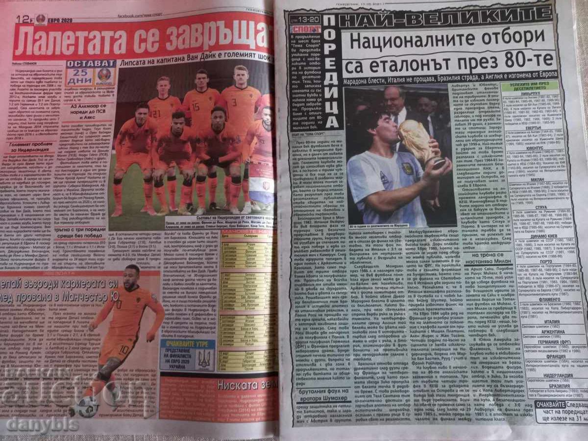 Футбол - Вестник Тема спорт с ретро снимки на отбори - 5