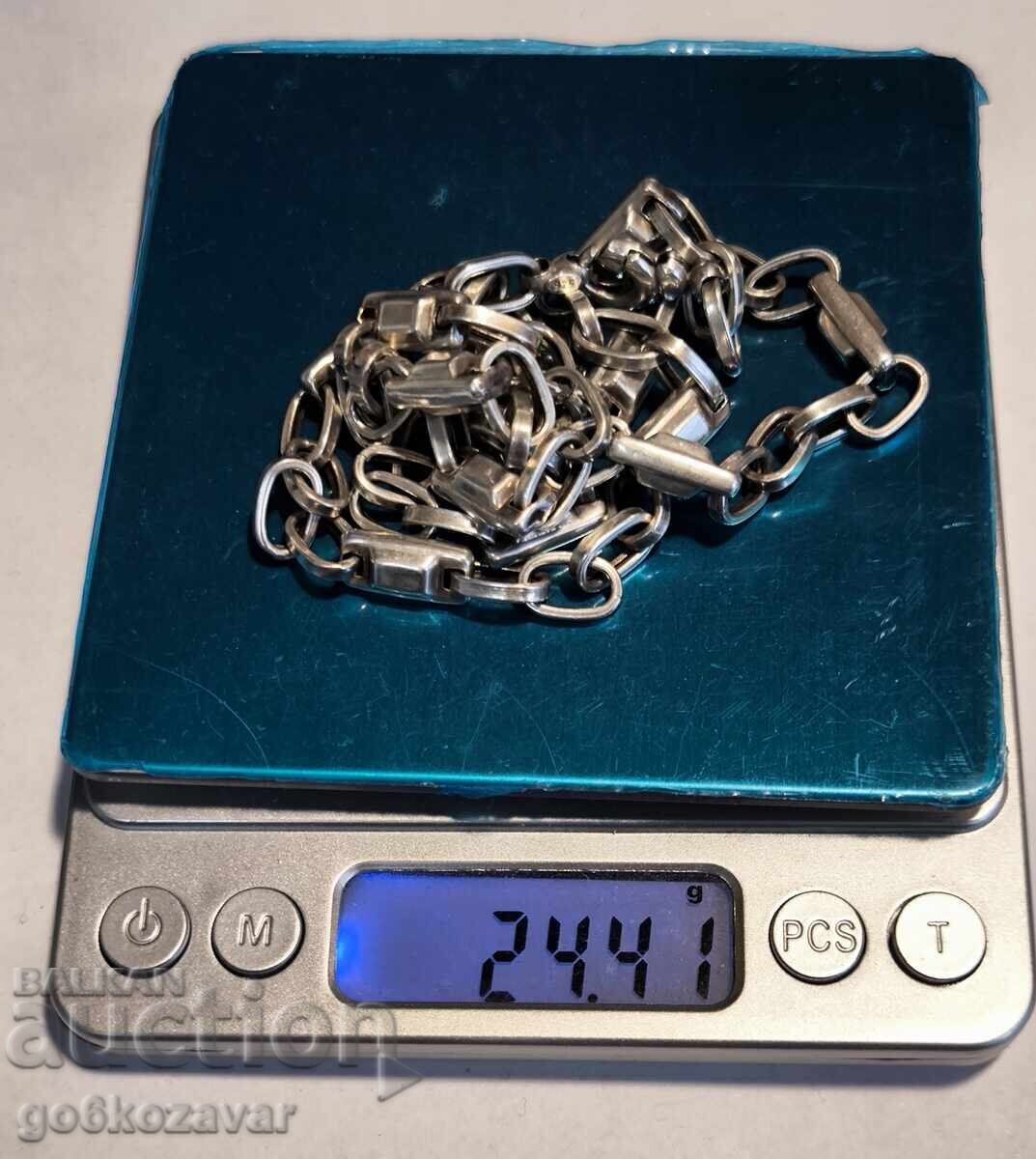 Delivery of Men's silver chain (925 hallmark) Very strong, rare weave