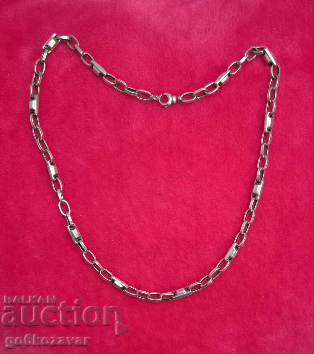 Men's silver chain (925 hallmark) Very strong, rare weave