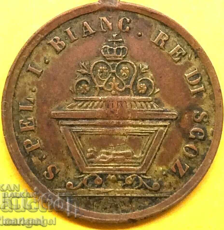 Italia medalie Sfântul Venanțiu cu martir pelerin cu preț 25.00 BGN | € 12.78 Italia medalie Sfântul Venanțiu cu martir pelerin cu preț 25.00 BGN | € 12.78