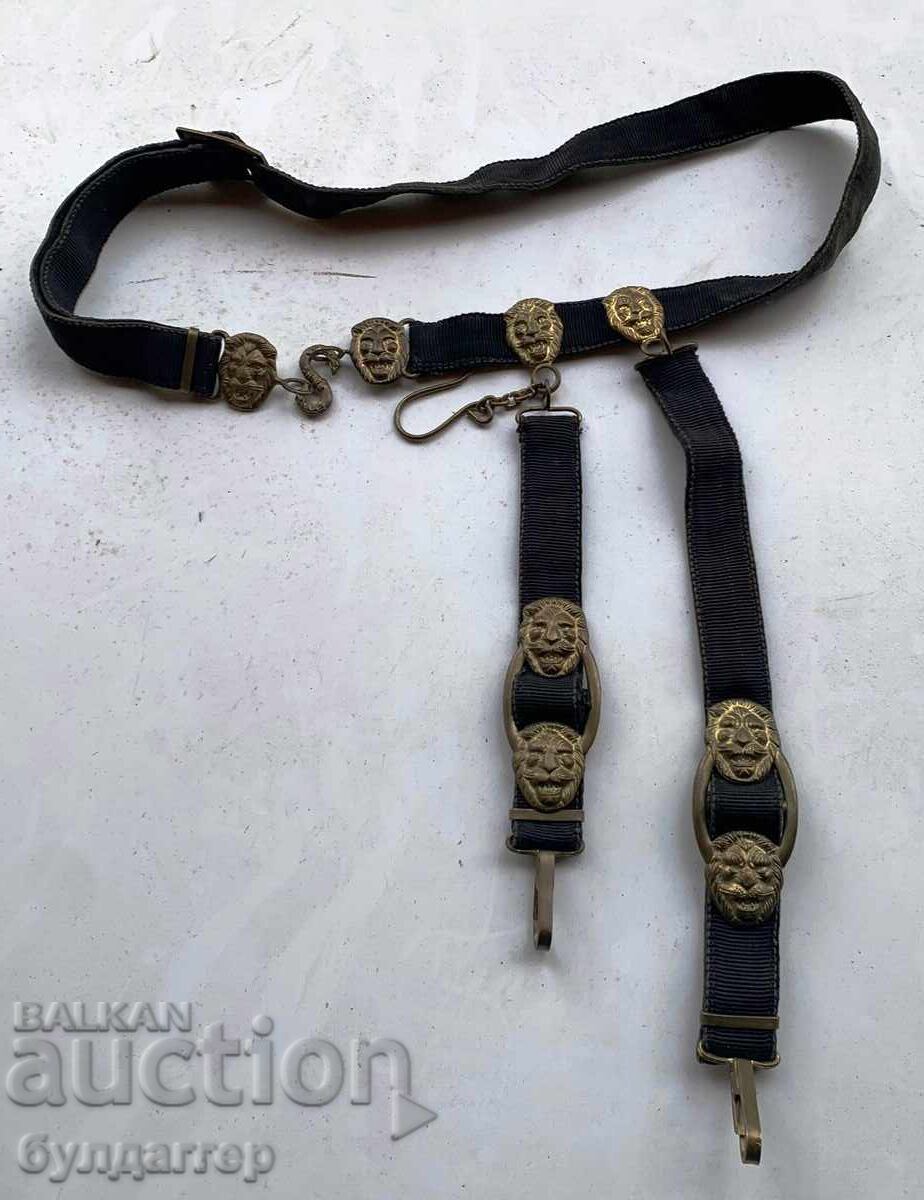 Belt for a naval dirk Belt for a naval dirk