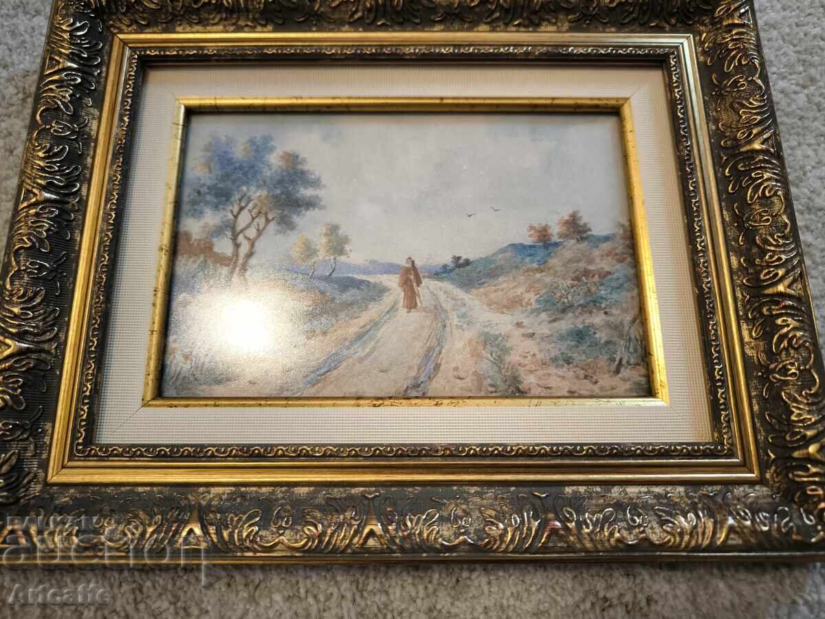 Μικρή, αυθεντική, παλιά υδατογραφία - 5 Μικρή, αυθεντική, παλιά υδατογραφία - 5