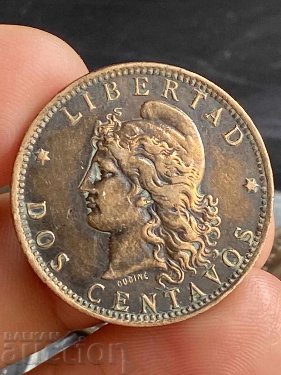 Argentina 2 centavos 1890