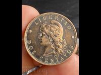 Аржентина 2 сентавос 1890