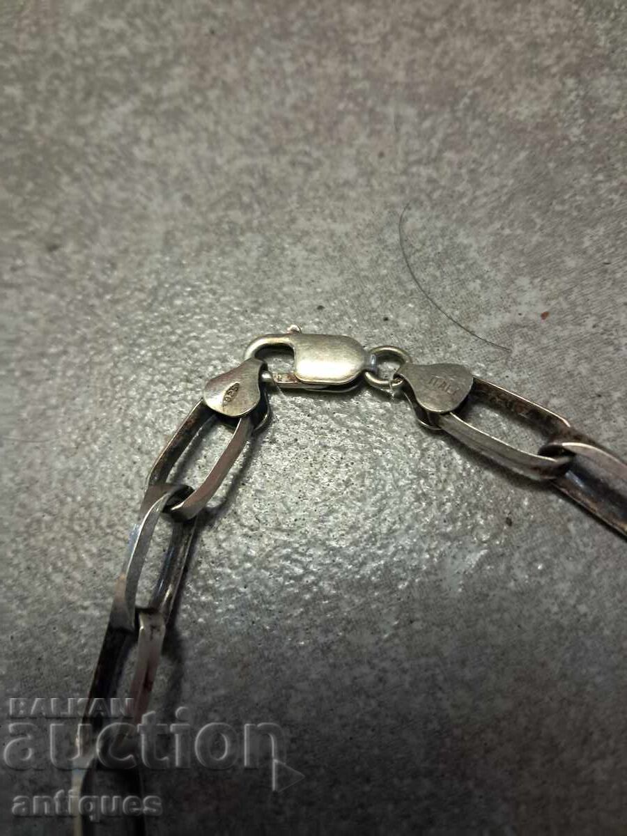 Ασημένιο ανδρικό βραχιόλι 20,5γρ / 925 - 5