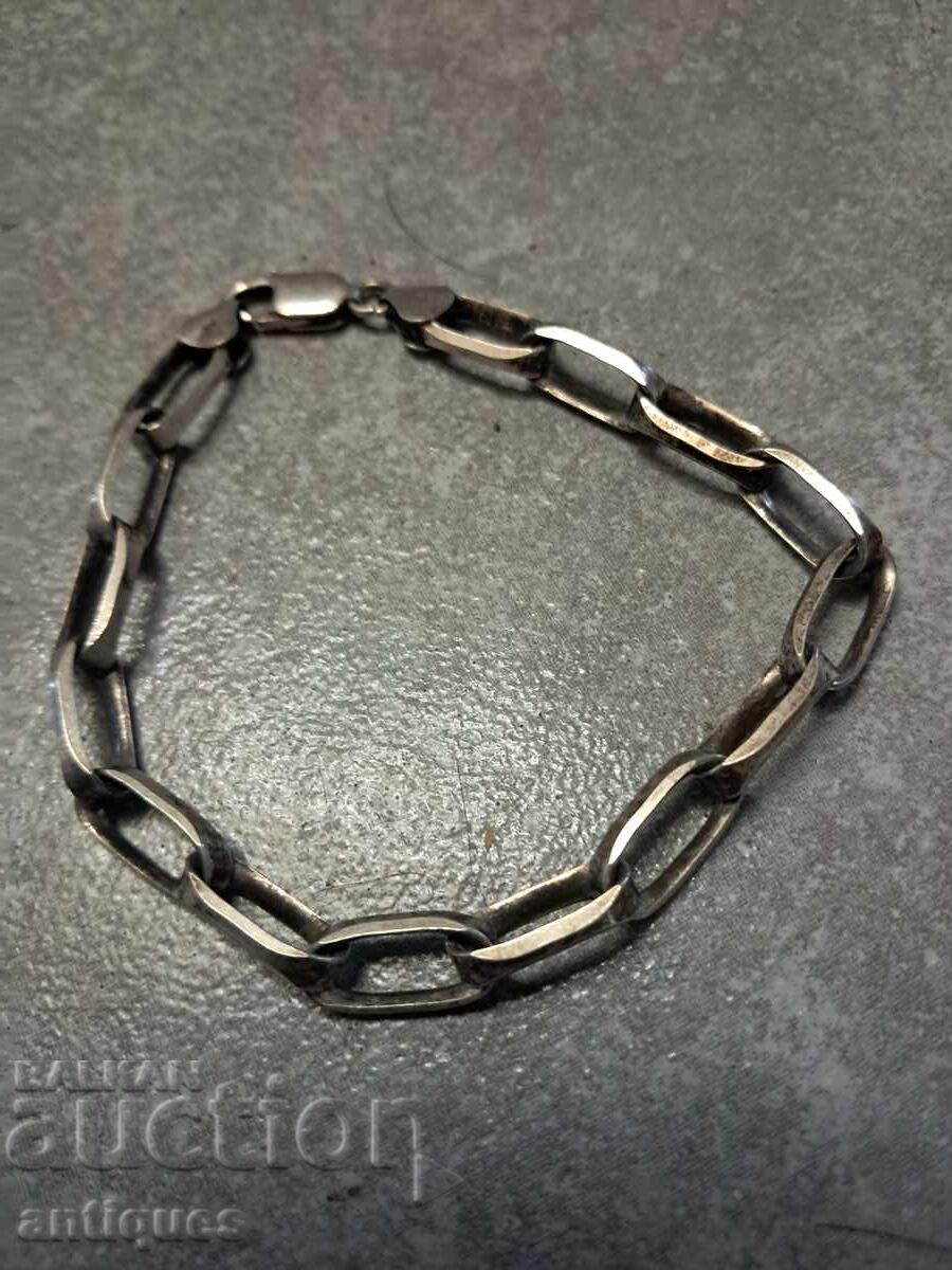 Ασημένιο ανδρικό βραχιόλι 20,5γρ / 925