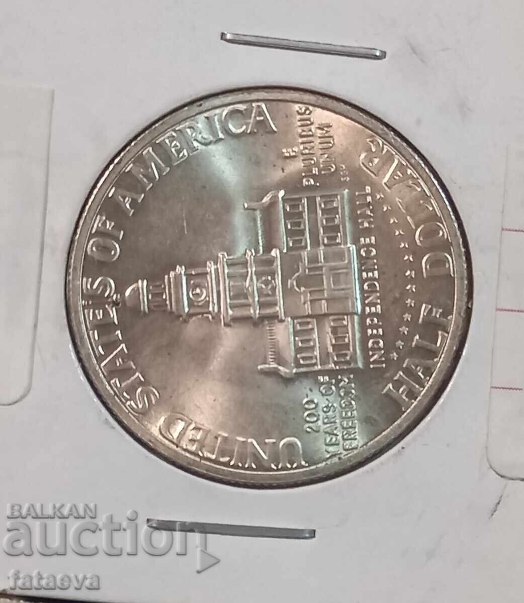 Licitație Jumătate de dolar de argint S Kennedy 1776 - 1976