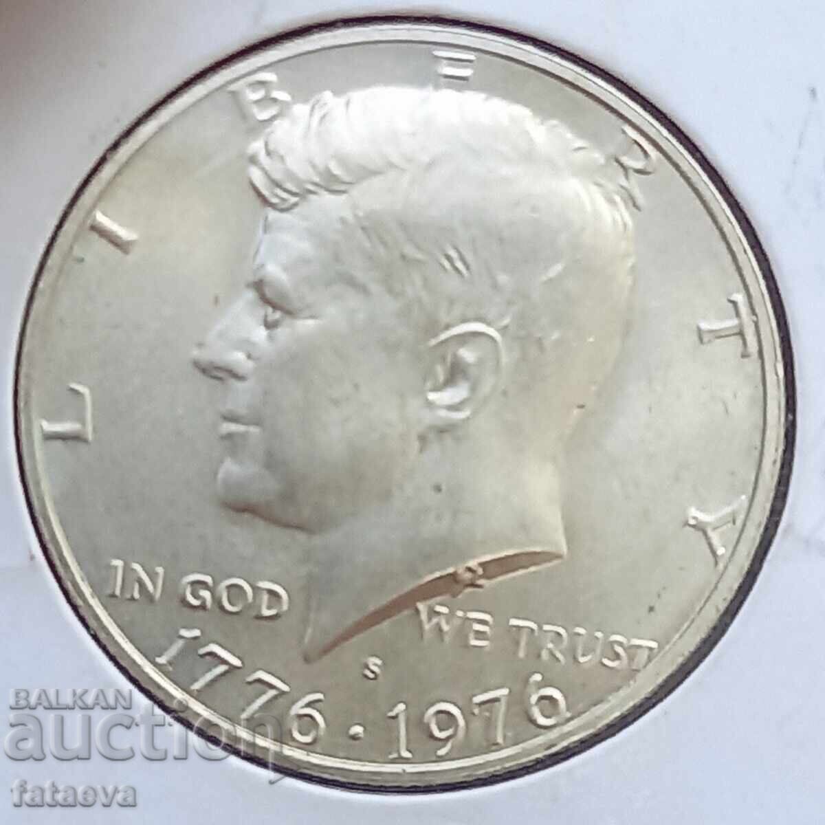 Jumătate de dolar de argint S Kennedy 1776 - 1976 - 5