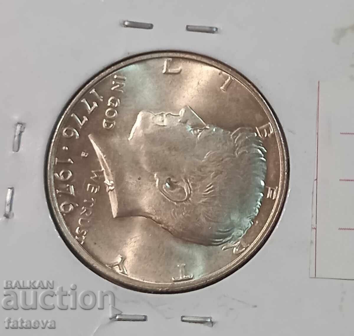 Jumătate de dolar de argint S Kennedy 1776 - 1976 - 7