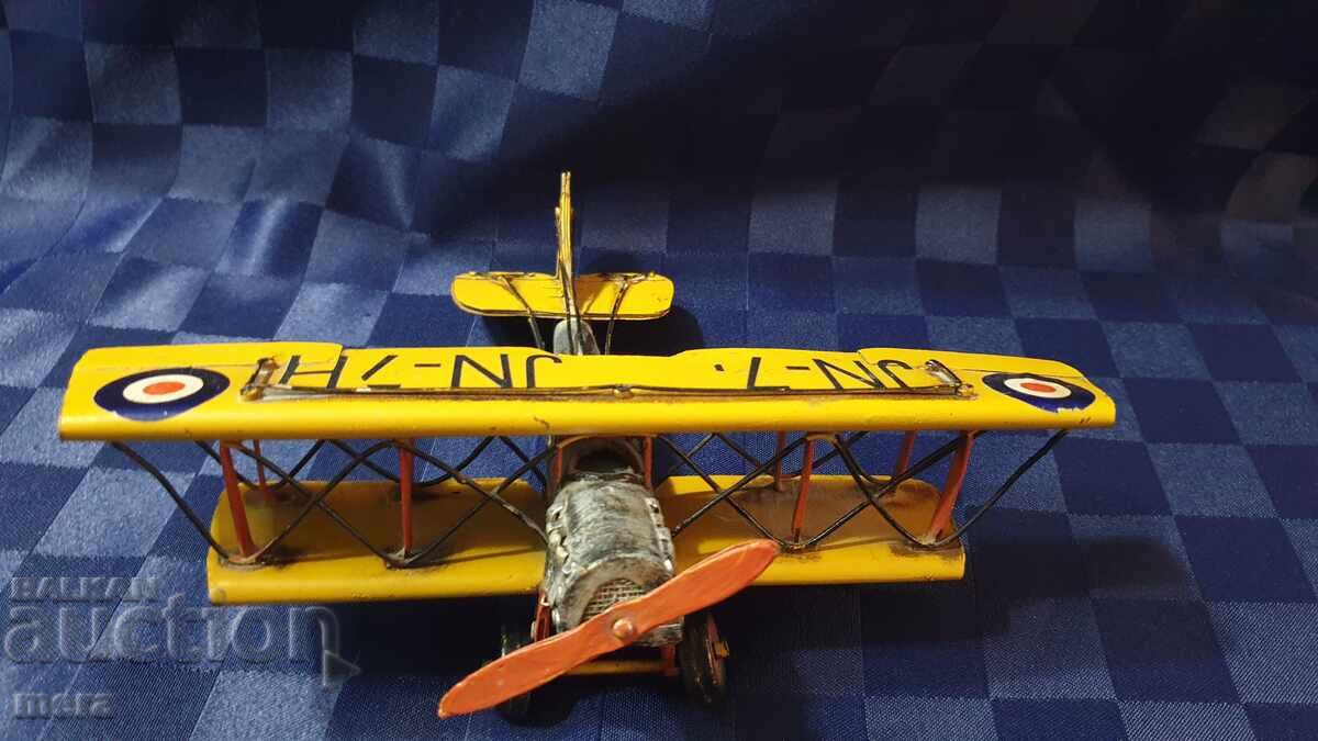 Old metal propeller airplane with price 85.00 BGN | € 43.46