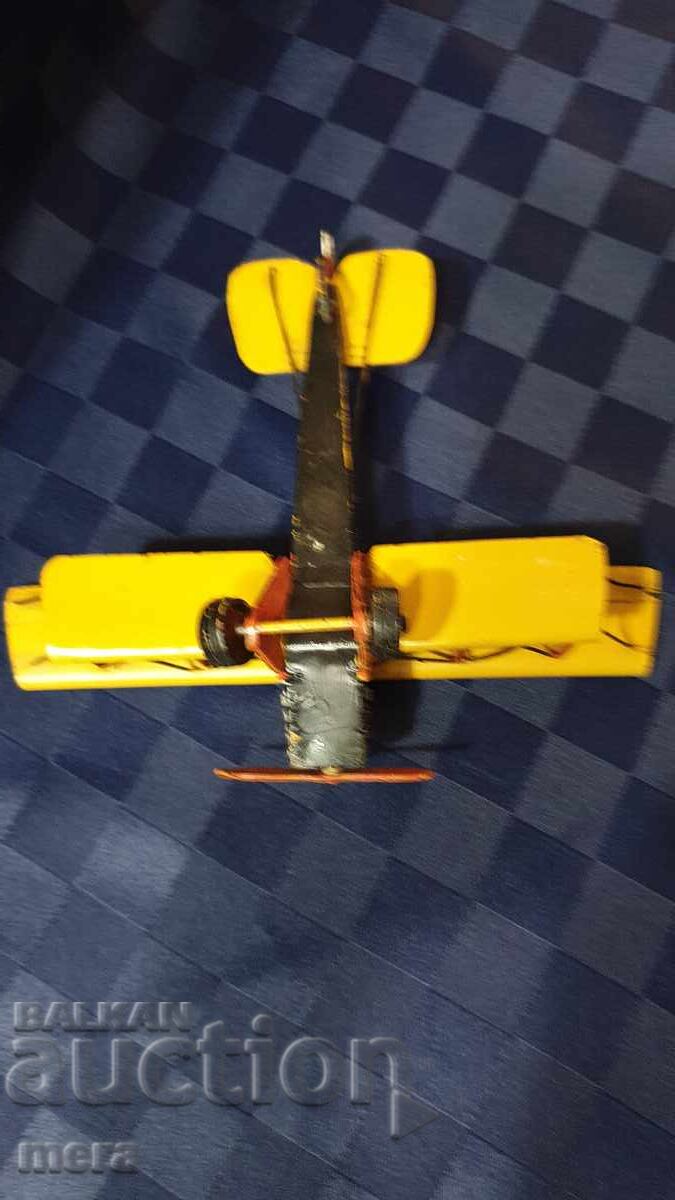 Old metal propeller airplane - 5