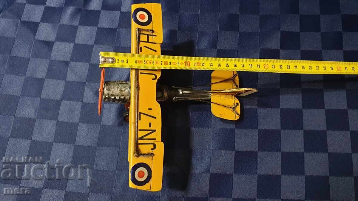 Old metal propeller airplane - 7