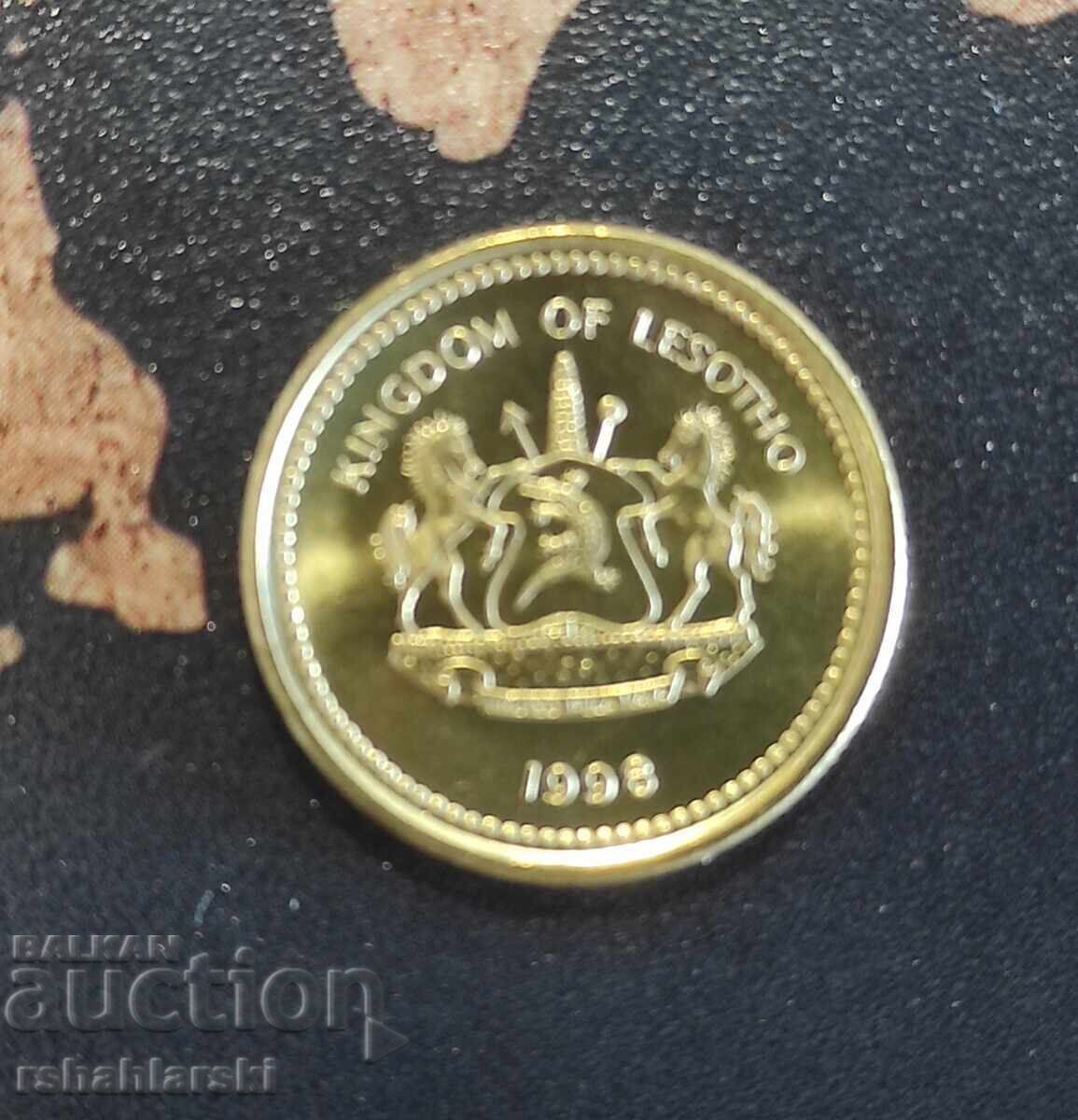 Monedă Lesotho 10 lisente, 1998 cu preț 3.00 BGN | € 1.53