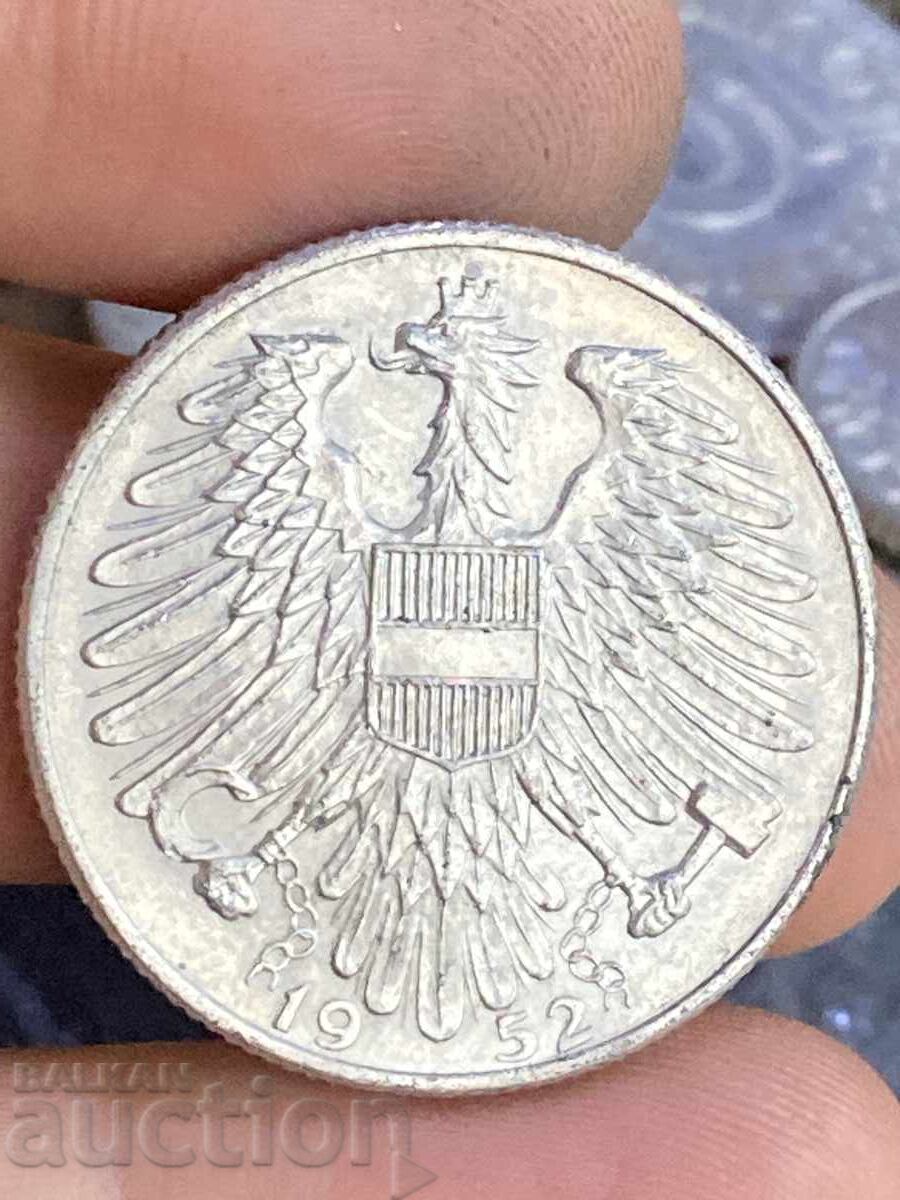 Austria 5 Schilling 1952 Aluminum Coin with price 0.01 BGN | € 0.01