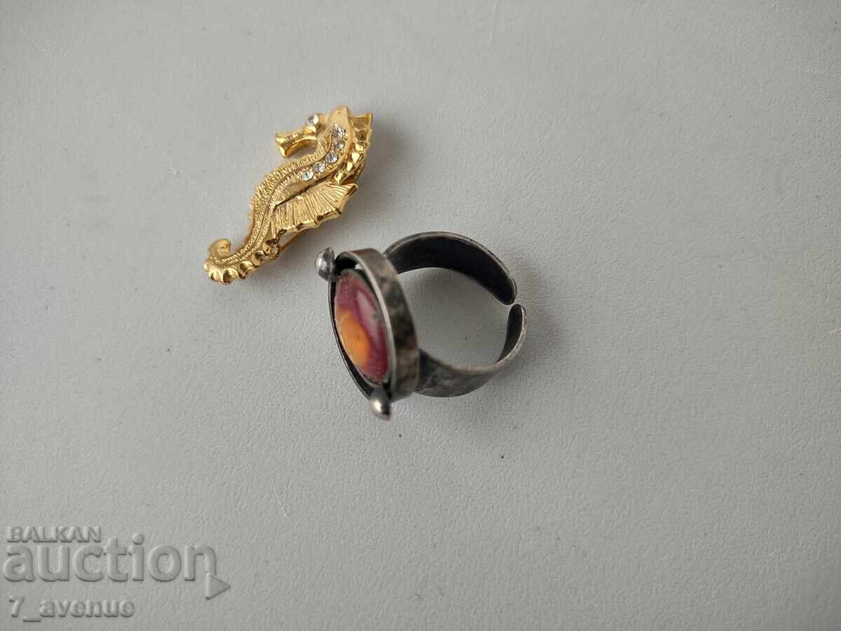 Seahorse brooch, ring 23.11.2025 with price 49.00 BGN | € 25.05 Seahorse brooch, ring 23.11.2025 with price 49.00 BGN | € 25.05