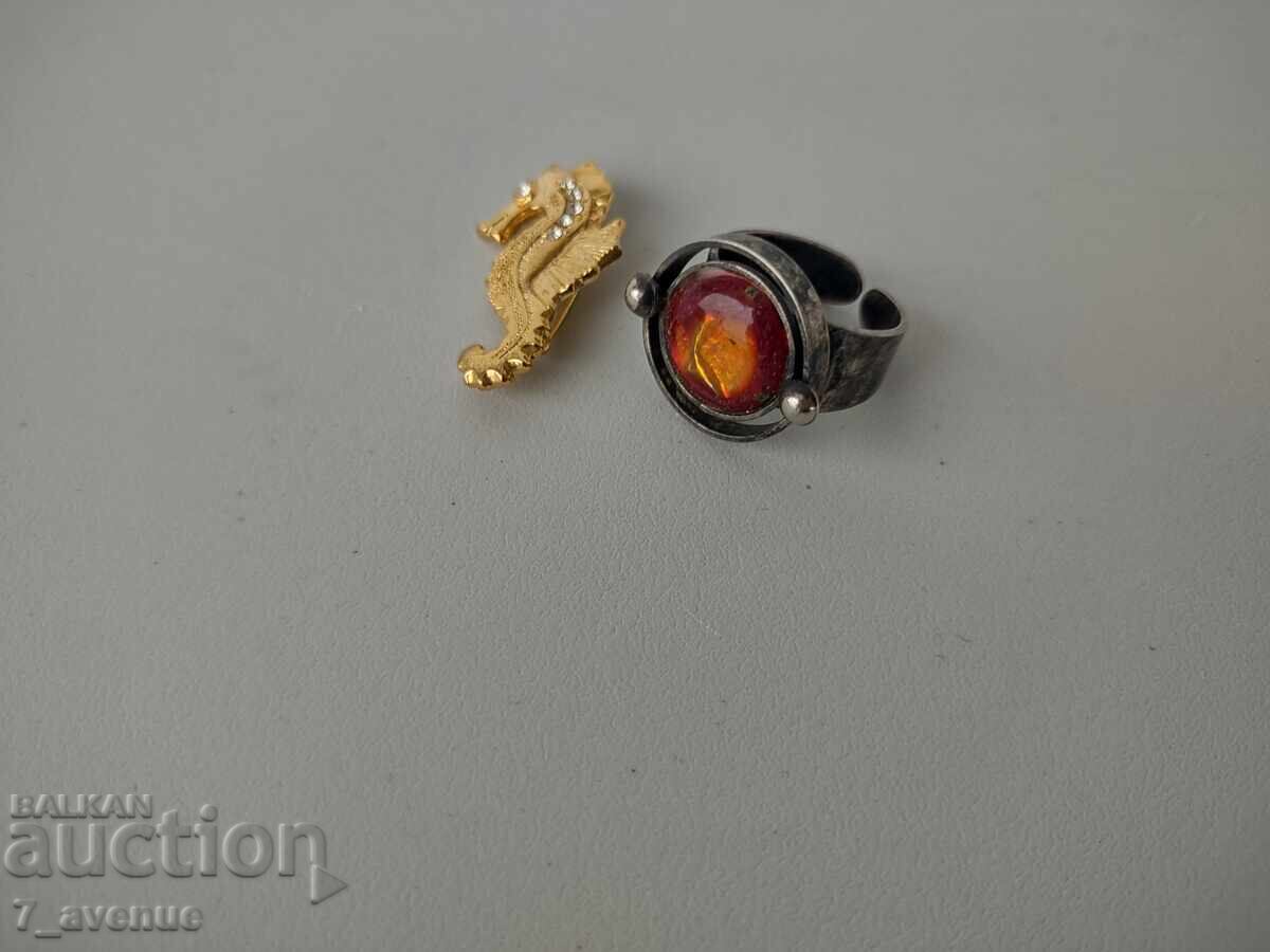 Seahorse brooch, ring 23.11.2025 Seahorse brooch, ring 23.11.2025