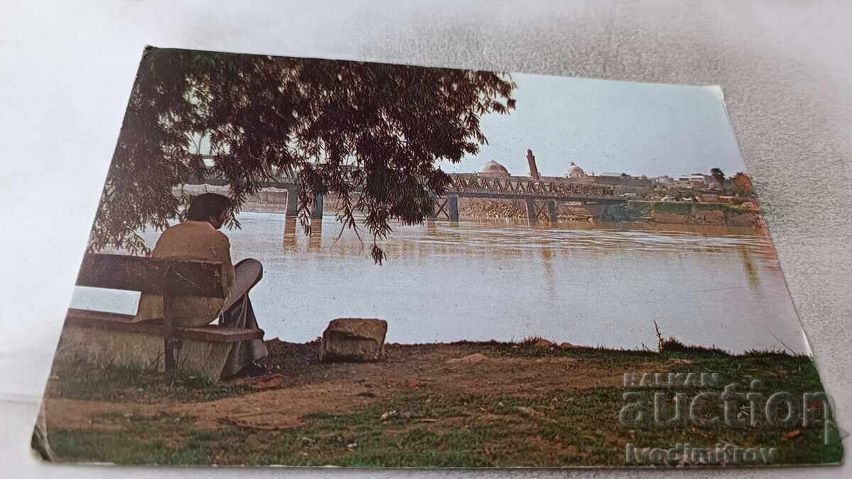 Καρτ ποστάλ Μοσούλη Ο Τίγρης Ποταμός