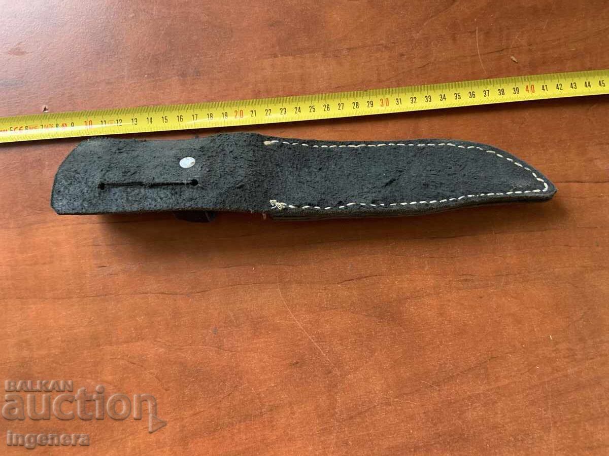 KNIFE BLADE HUNTING HANDLE FROM HORN SHEATH - 5