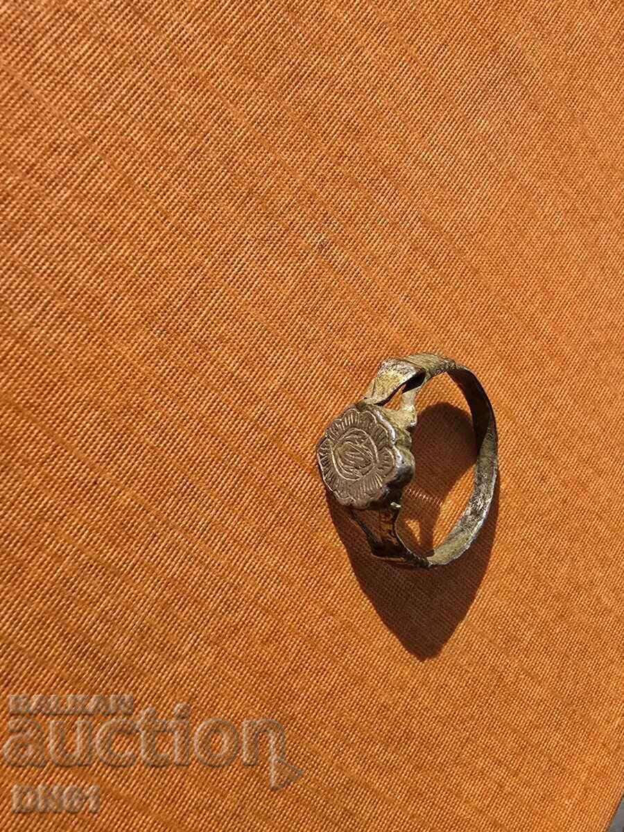 Ασημένιο Αναγεννησιακό δαχτυλίδι - 5