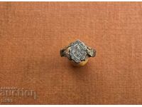 Ασημένιο Αναγεννησιακό δαχτυλίδι